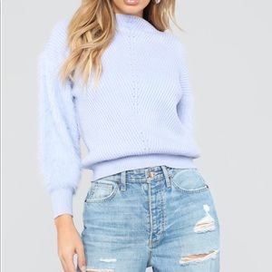 Fashion Nova Lavender Monique Sweater NWT